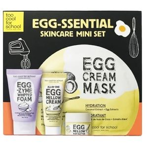 Egg-ssential Skincare mini set too cool for school